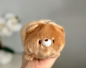 Cute Soft Bear Plush Charm | Toy handbag accessory | Cute Bag Accessories | Bag/Backpack Charm | Gift Keychain Bag Plush | Bag Decor