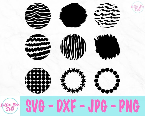 Paint Swipe Circle Svg Circle Paint Stroke Svg Acrylic | Etsy