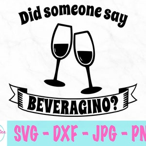 Beveragino svg - svg drôle - boire svg