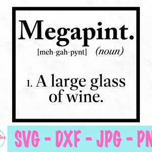 Megapint svg - Dictionary Definition svg - Alcohol svg