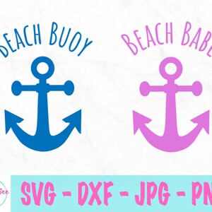 Beach Buoy Beach Babe - svg - Beach Decor svg - Cute Beach svg