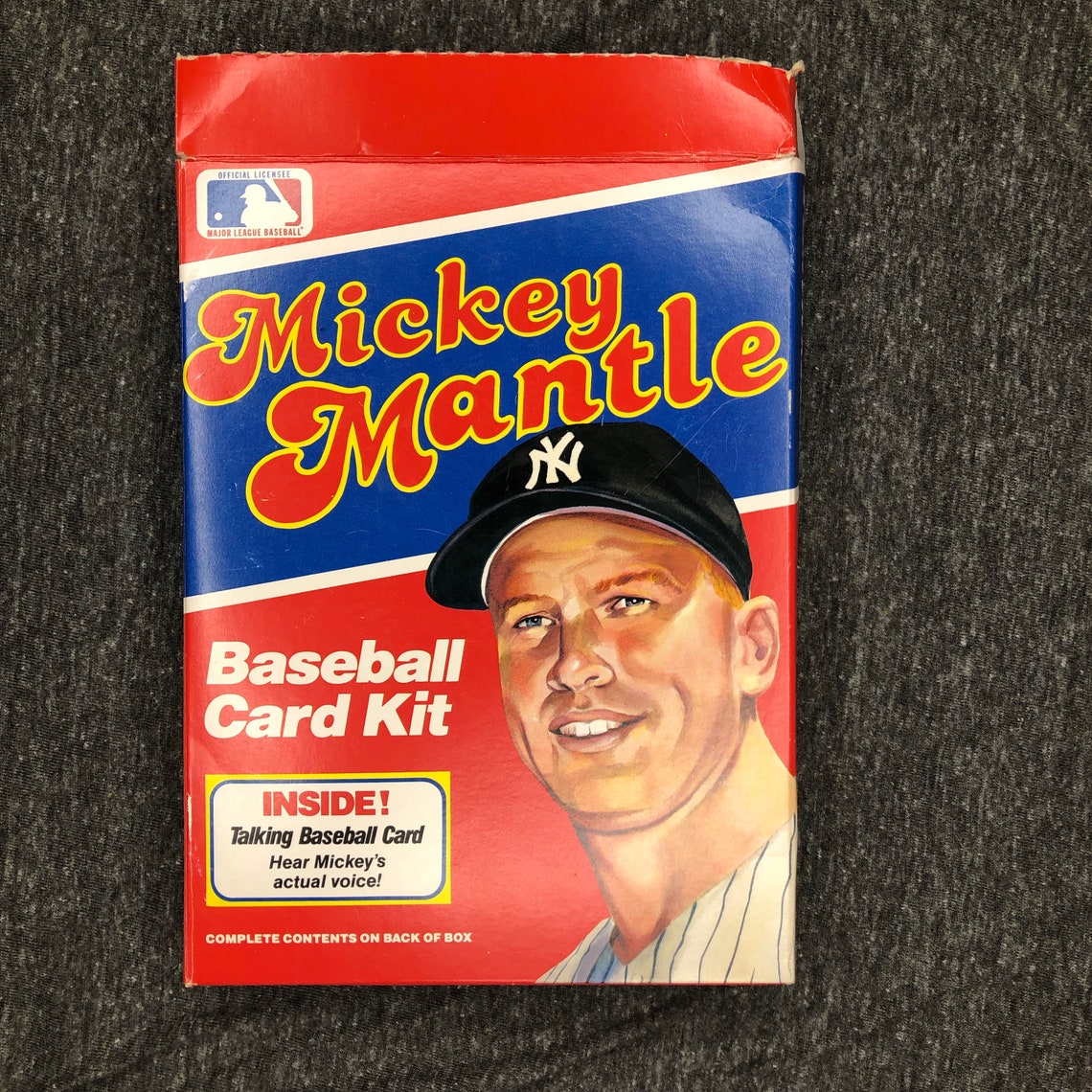 1989 Mickey Mantle Baseball Card Kit Etsy