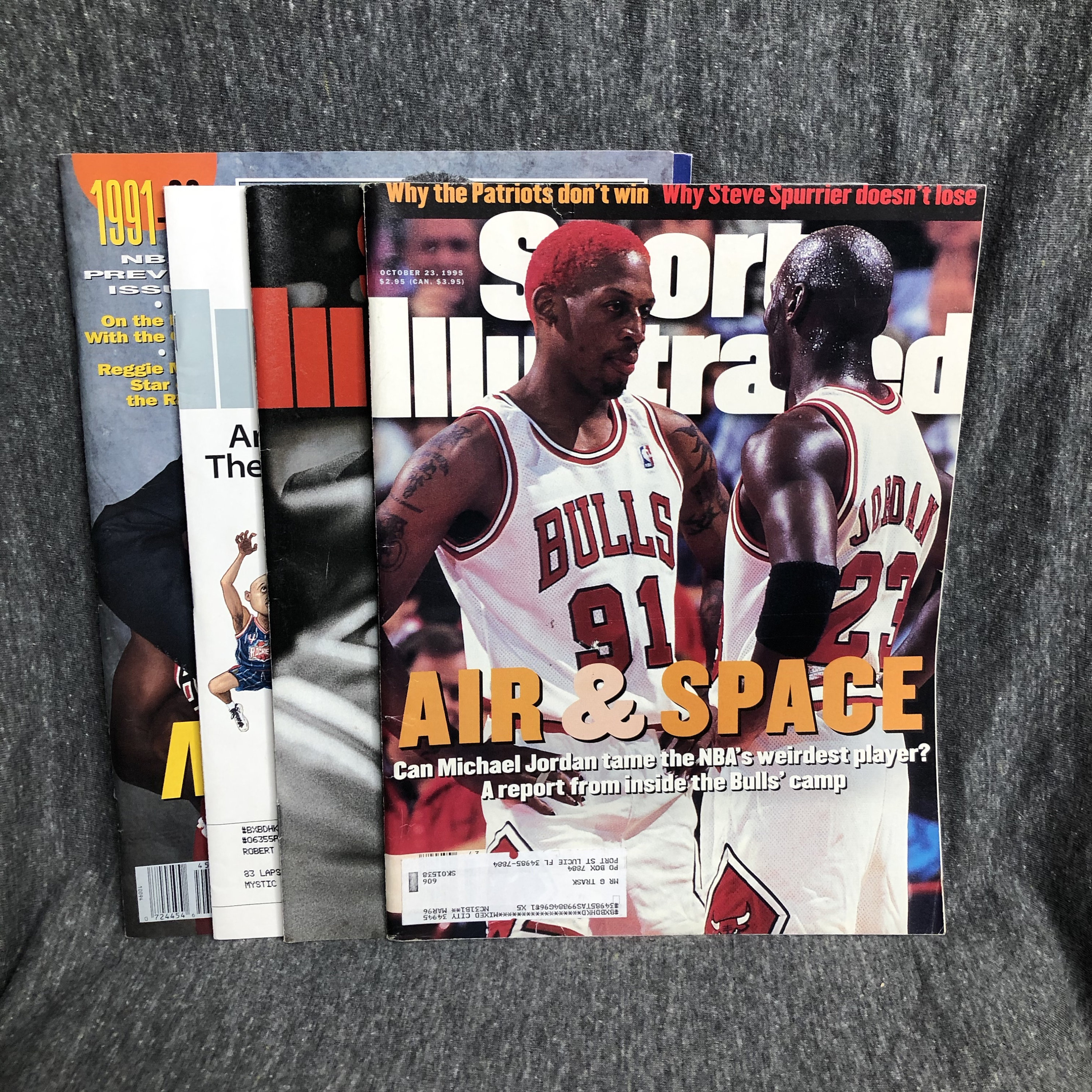 Lot of Four 4 Chicago Bulls Covers Sports Illustrated Etsy