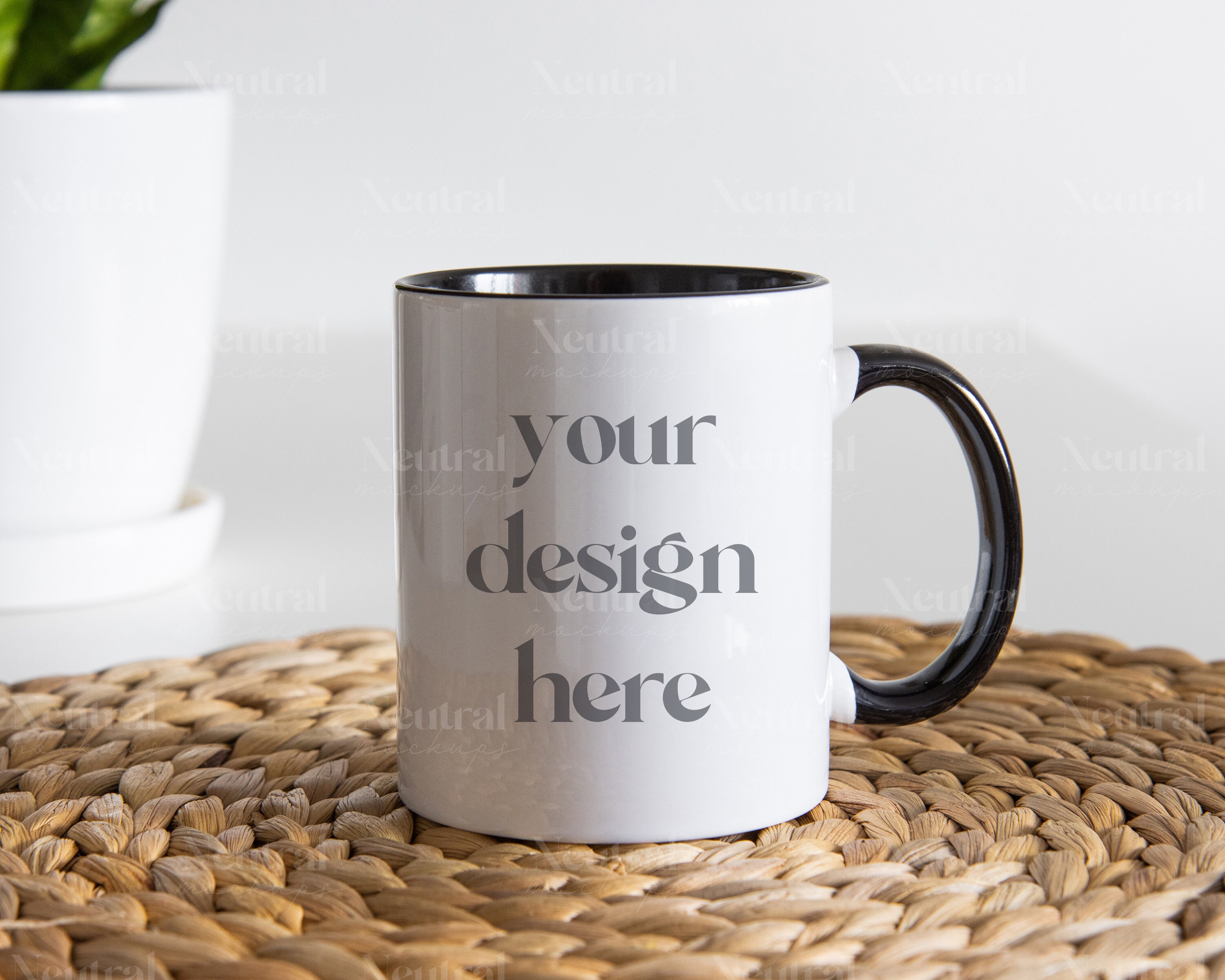 Two Tone Mug Mockup Psd for Sublimation Designs 11 Oz Mug