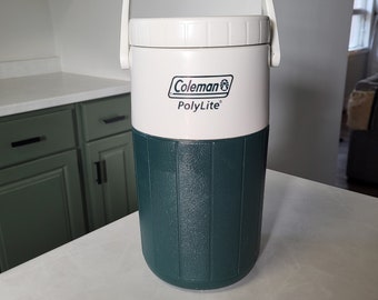 Coleman Polylite 2 Liters Jug Cooler Green Classic Vintage