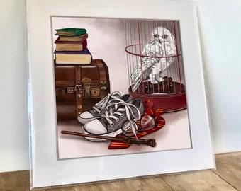Limited Edition 'Harry' Shoe Portrait Giclee Print