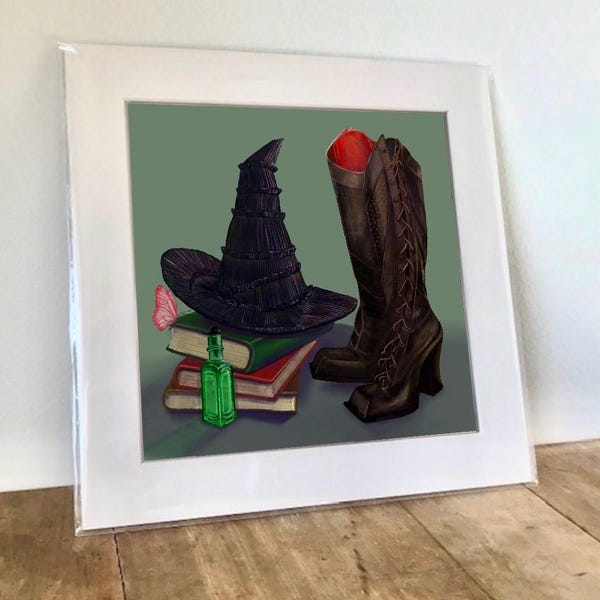 Limited Edition ‘Elphaba’ Giclee Print by Sheri Lennon inspired by Wicked