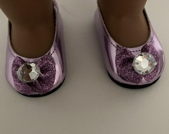 lavender color flat shoes