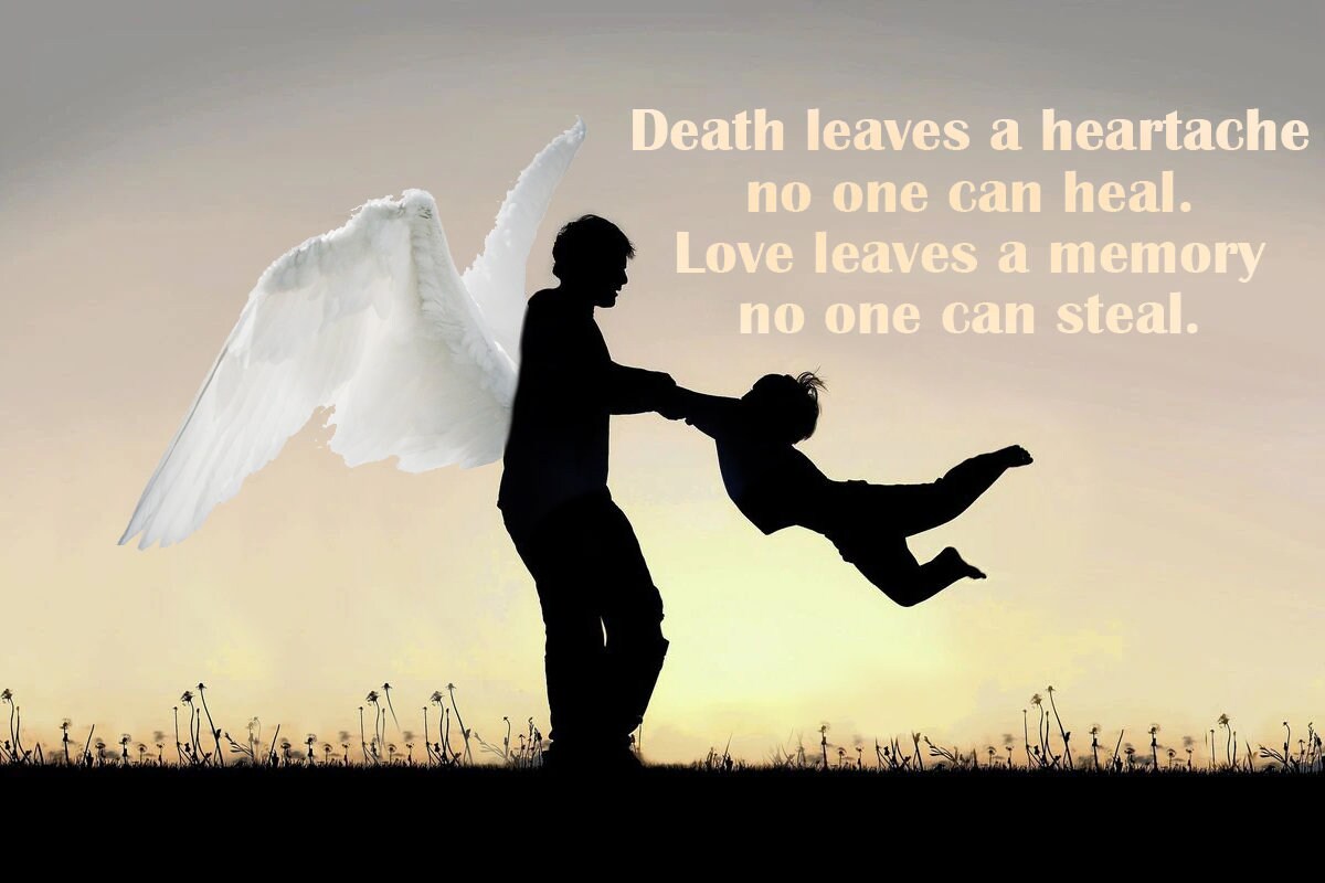 Angel Wings in Heaven PHOTO EDIT / Passed Away Photo Edit Etsy