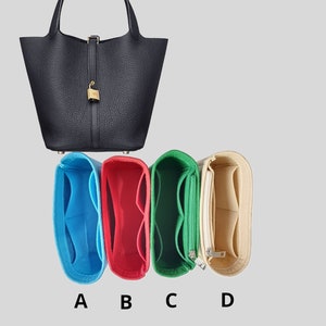 organizer for picotin 18/22/26 bag,nice design bag insert,bag liner for kelly 18/22/26 bag