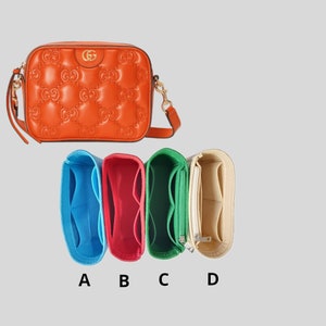 organisateur pour petit sac gg matelasse, joli insert de sac design, doublure de sac pour petit sac gg matelasse