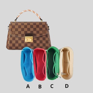 Louis Vuitton Damier Ebene Canvas Croisette Hand Carry Shoulder Handbag  Article:N53000 Made in France: Handbags: .com