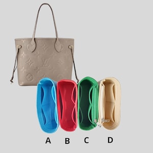 organizer for LV Neverfull pm/mm/gm bag,nice design bag insert,bag liner for neverfull bag