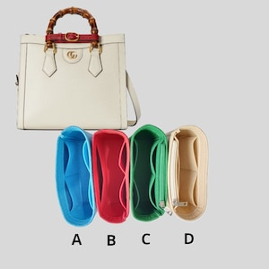 organizer for gg diana small tote bag,nice design bag insert,bag liner for diana small tote bag