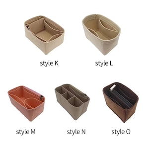 Organisateur de taille client pour sac fourre-tout, insert de sac de taille personnalisée, doublure de sac de taille personnalisée pour sac à main