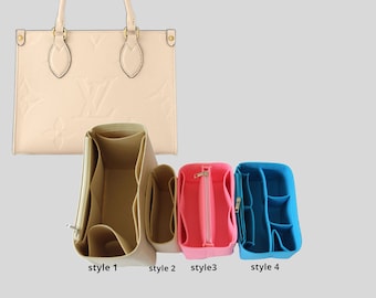 organizer for LV onthego pm/mm/gm bag,nice design bag insert,bag liner for onthego bag