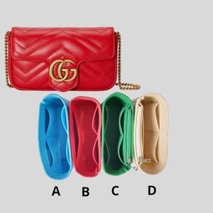 Organizer für gg Marmont Matelasse super Mini Tasche,schöner Design Tascheneinsatz,Taschenliner für gg Marmont Matelasse super Mini Tasche