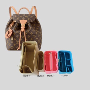 organizer for LV Montsouris PM bag,nice design bag insert,bag liner for montsouris bag