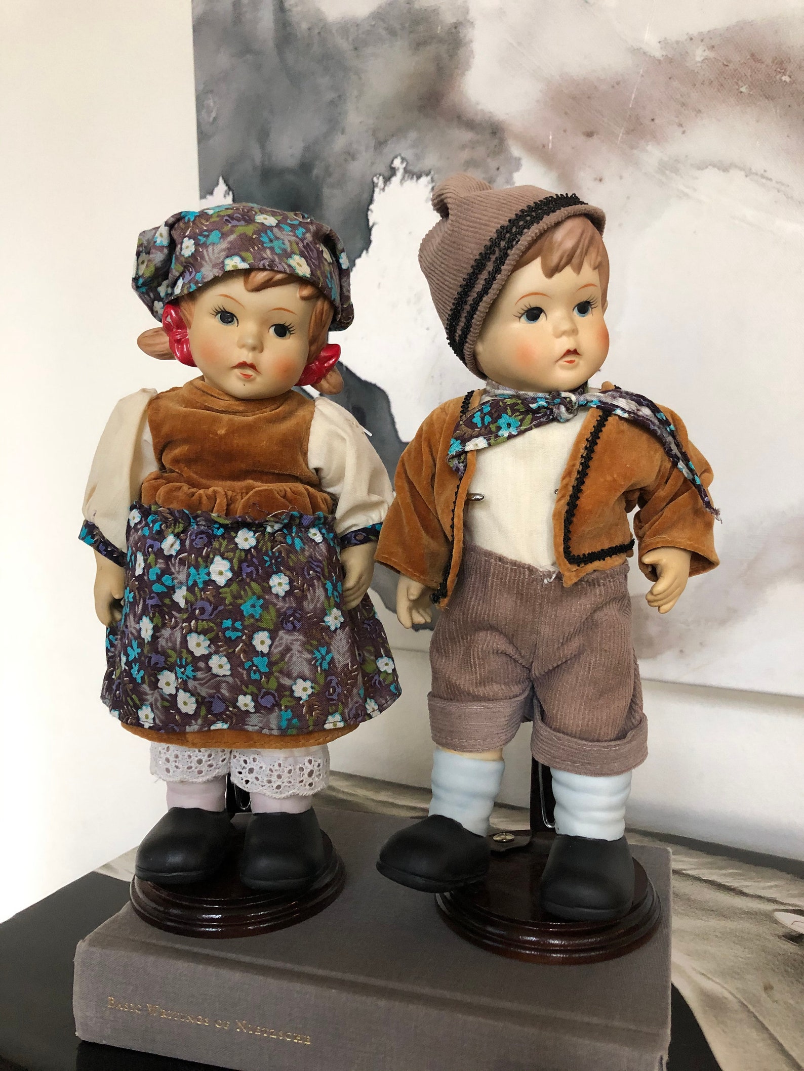 Hummel Goebel Hansel and Gretel porcelain dolls by Oumlet Etsy