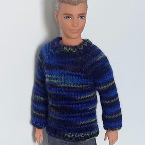 Sweater for 12&quot; Male Fashion Doll/Doll Sweater/Playscale Clothing