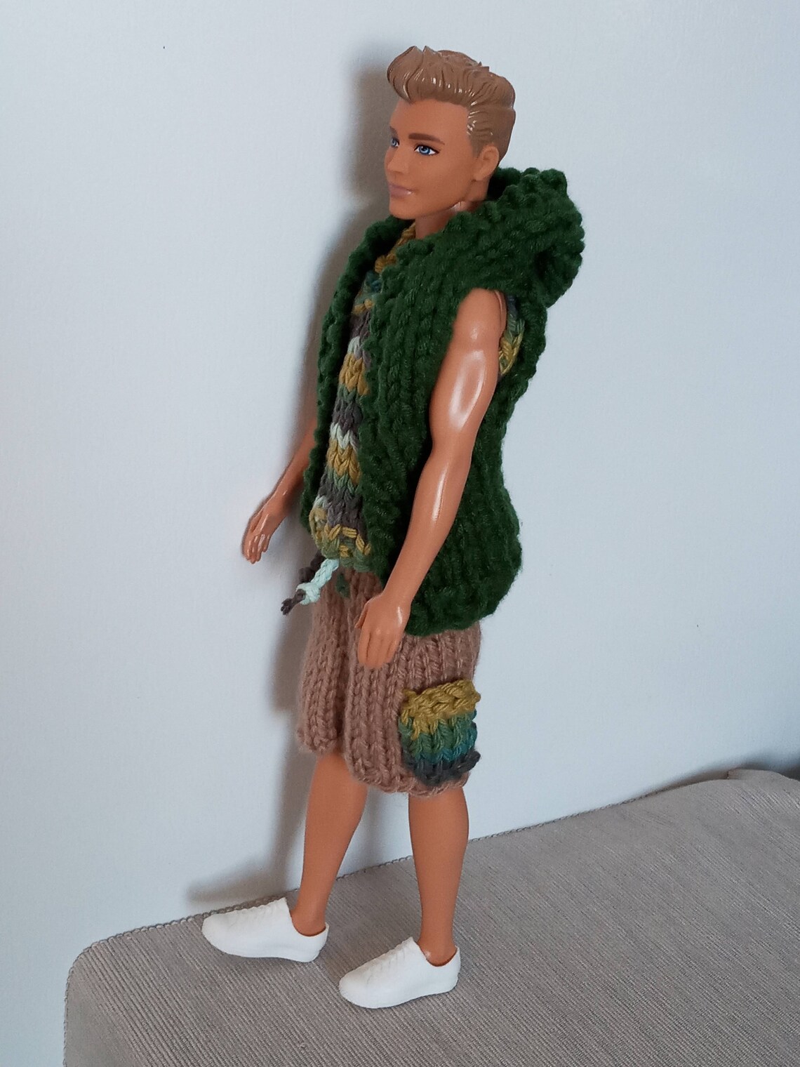 Ken doll clothes handmade/Ken Barbie doll knit clothes/ Ken | Etsy