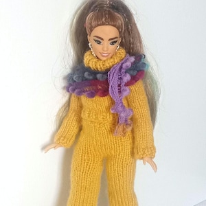Woolen Pants Set for 11&quot; Curvy Fashion Doll/Curvy Fashion Doll Clothing/Playscale Clothing