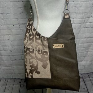 Bolso grande inspirado en vagabundo, sofisticado y elegante hecho a mano