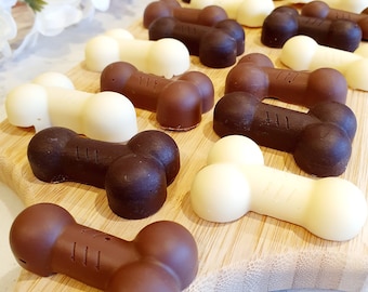 Willy au chocolat emballé individuellement - Cadeau pour enterrement de vie de jeune fille rigolote, cadeau pour adulte, nouveauté pour enterrement de vie de jeune fille, gâterie de fête coquine, cadeau humoristique