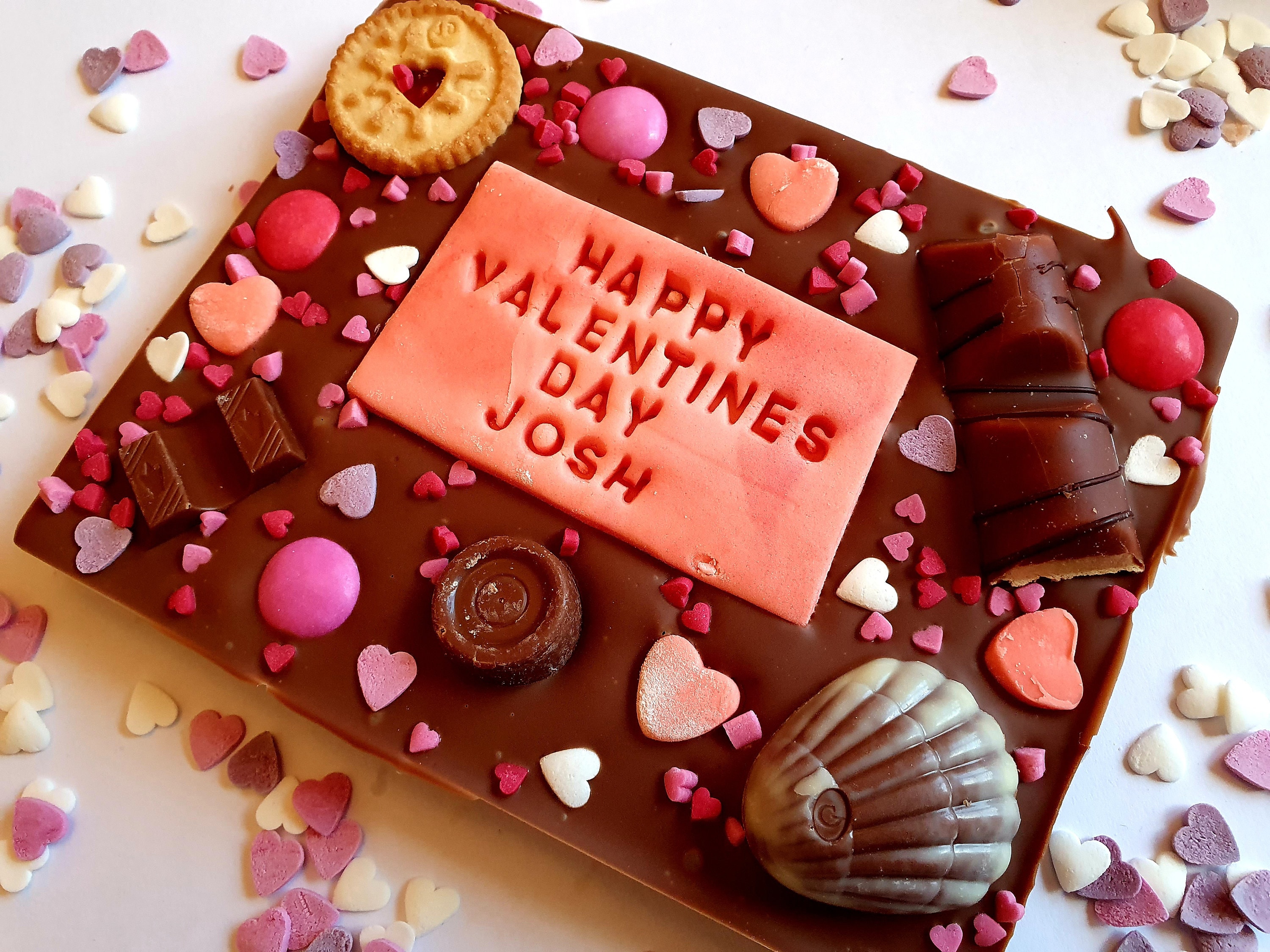 Personalised Chocolate Slab Birthday Thank You Gift - Etsy UK