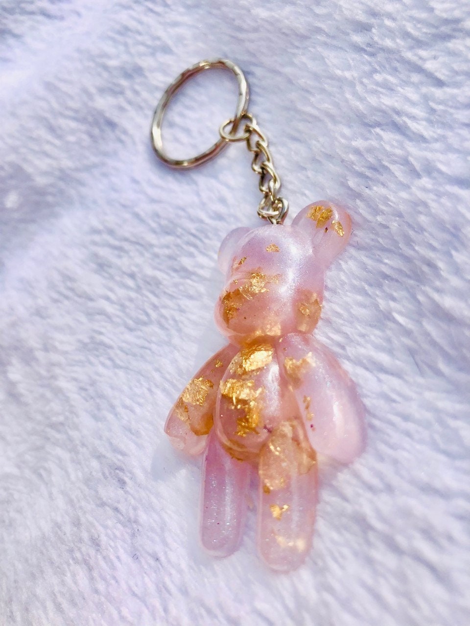 Customisable homemade pocket hug resin bear. Lockdown gift Etsy