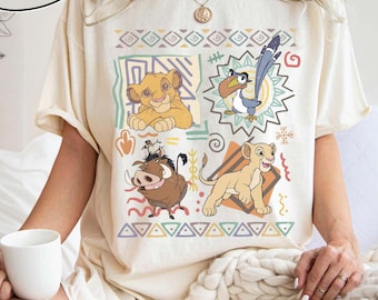 Retro 90s Disney Animal Kingdom Lion King Shirt, Timon Pumbaa Hakuna Matata Matching Tee, Kid Toddler Gift Shirt, Disneyland Family Trip Tee