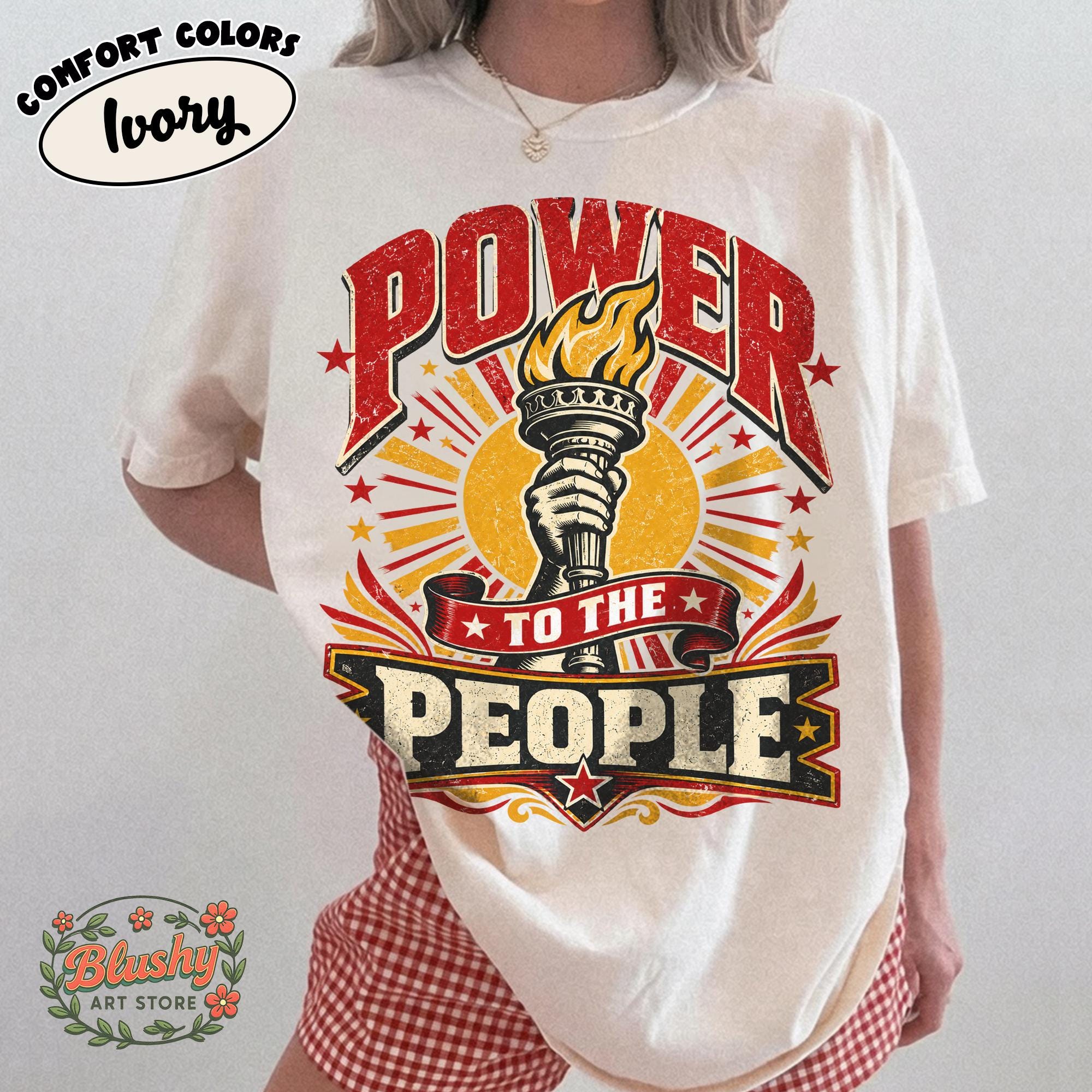 Power to the People Shirt - Etsy
