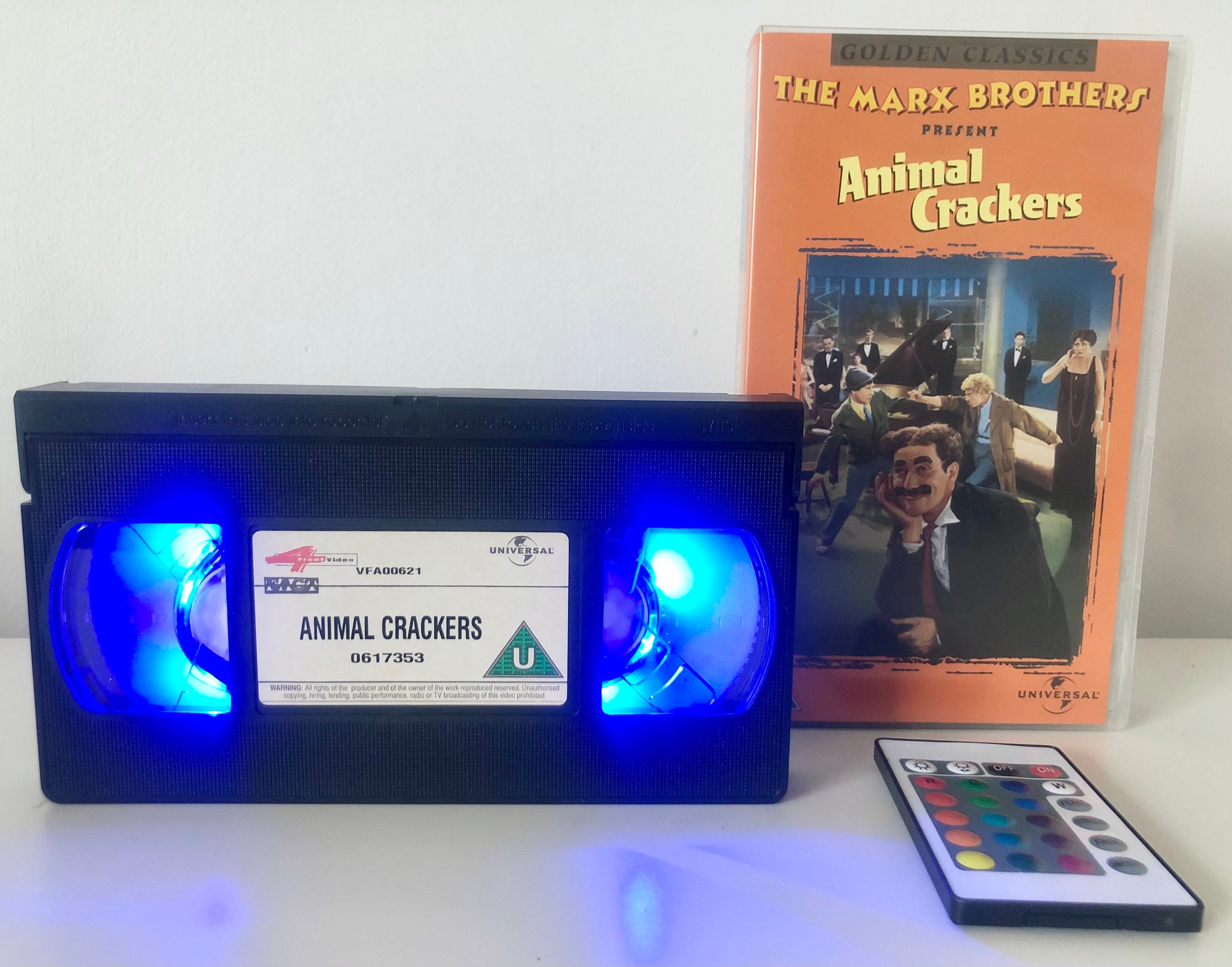 Marx Brothers Animal Crackers VHS Video Tape Colour Changing - Etsy Ireland Marx Brothers Animal Crackers VHS Video Tape Colour Changing - Etsy Ireland