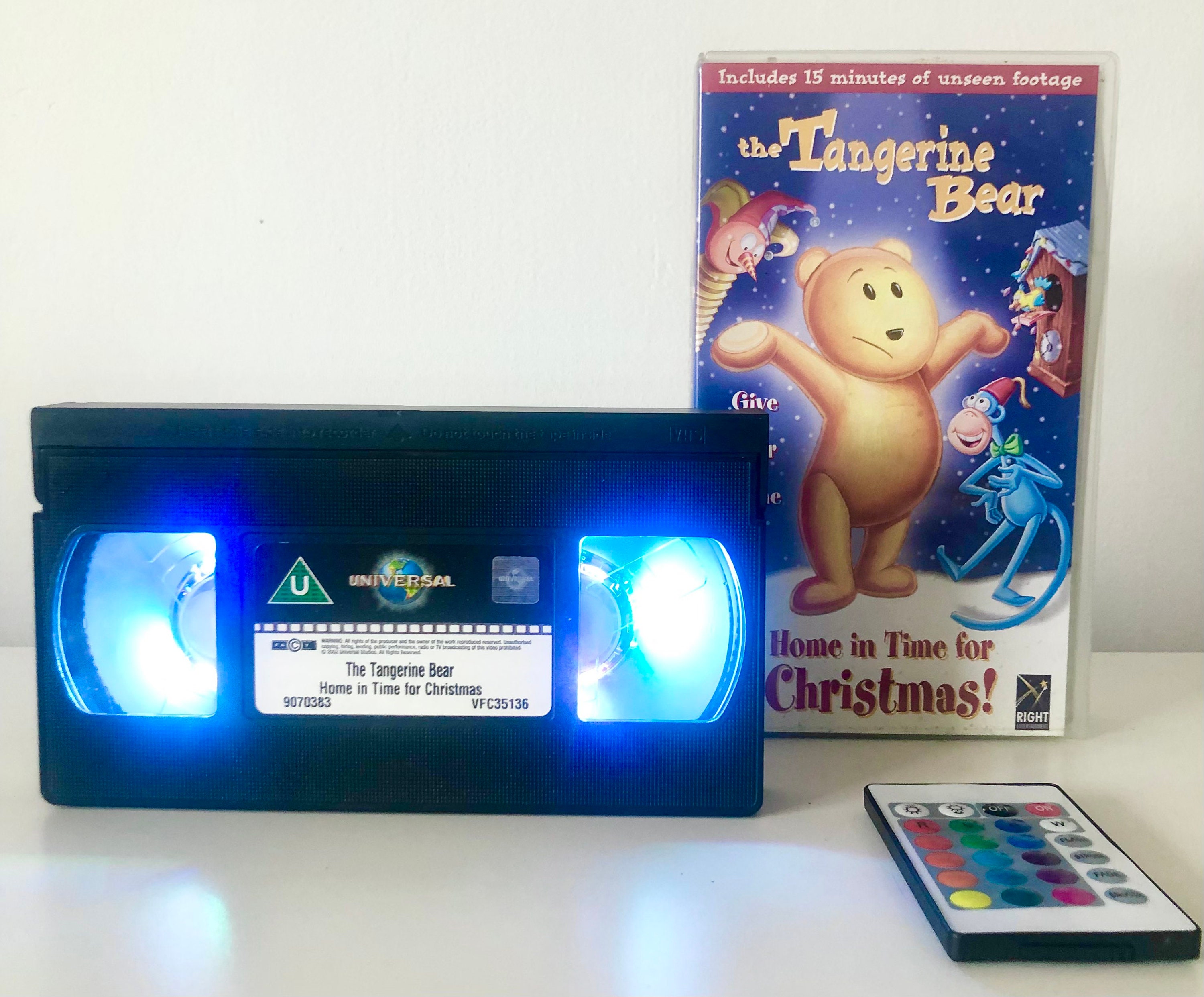The Tangerine Bear Home in Time for Christmas VHS Video Tape Colour