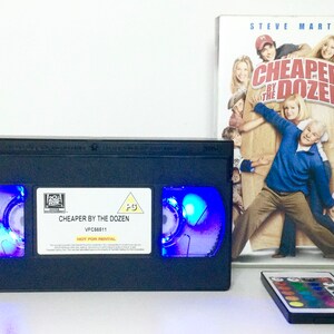 Cheaper by the Dozen VHS Video Tape Colour Changing USB Light - Etsy