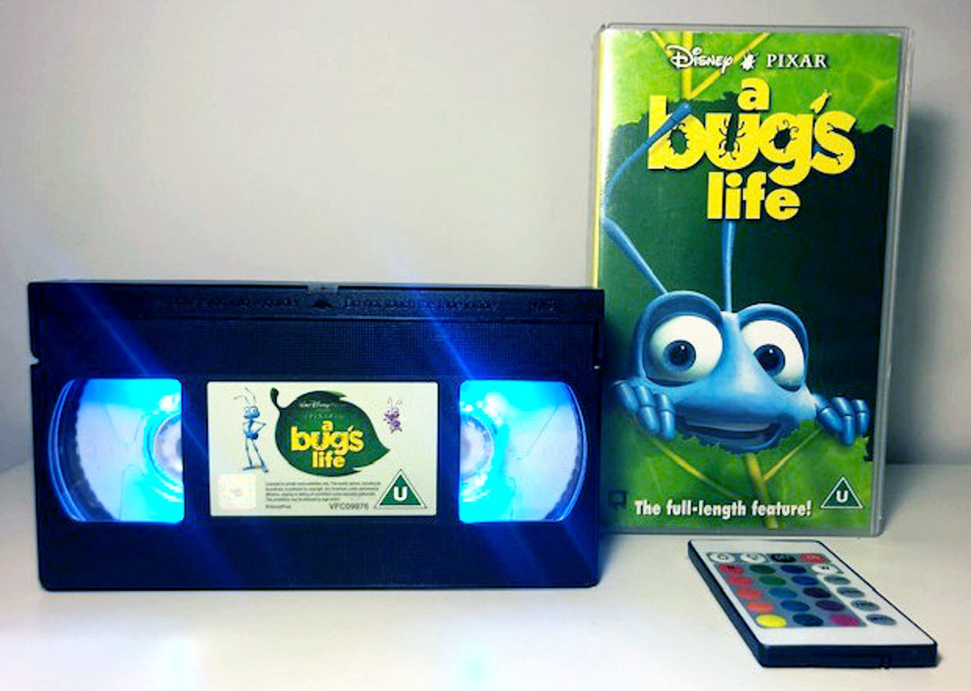 Disney Pixar A Bug's Life VHS Video Tape Colour Changing Etsy UK