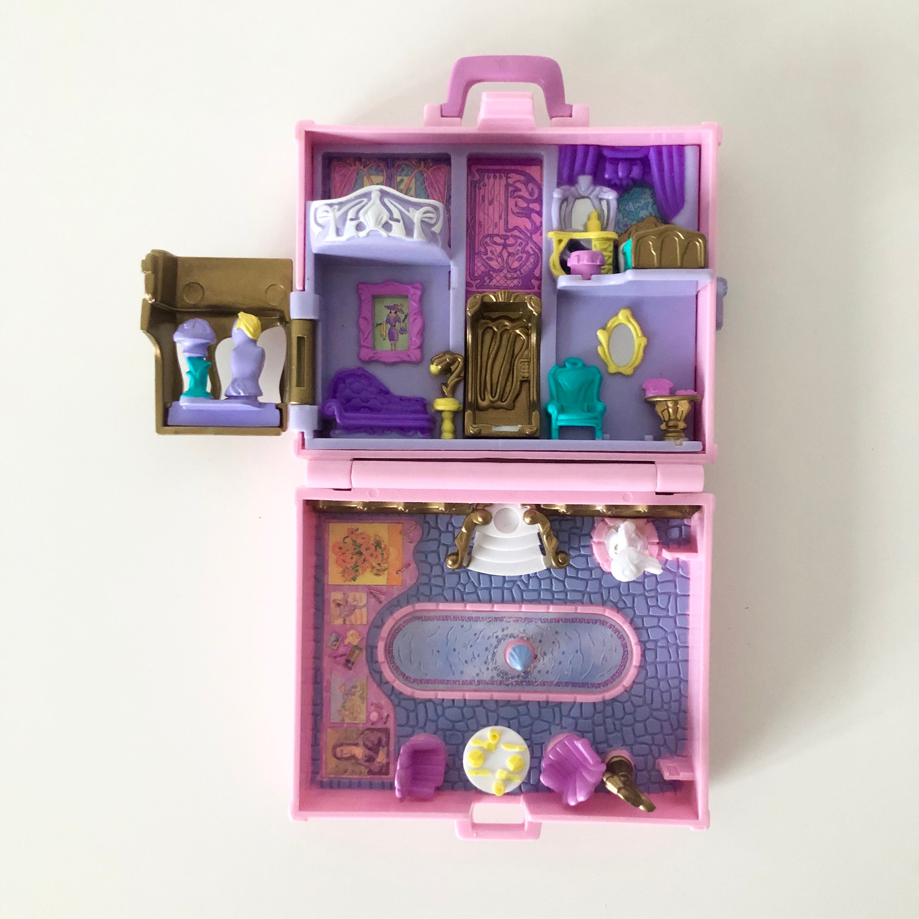 Valise parisienne vintage Pollypocket - Polly Pocket