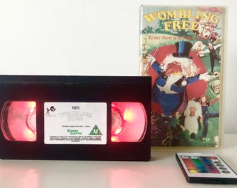 The Wombles Wombling Free VHS Video Tape Colour Changing USB Light