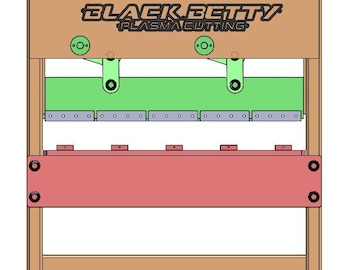 Diy 50 inch wide 60 ton press brake design. DIGITAL FILES ONLY