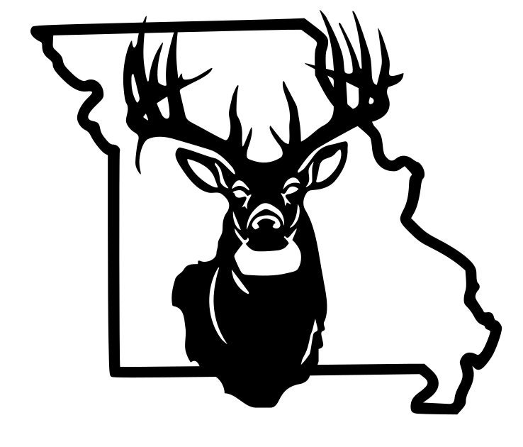 Missouri Deer Outline Etsy