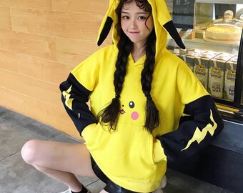 yellow pikachu hoodie