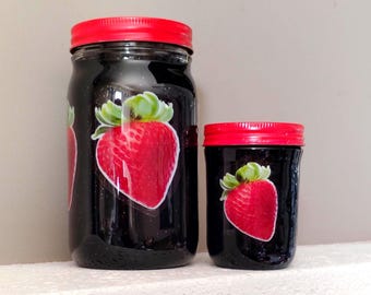 Novelty Fruit Mason Jars