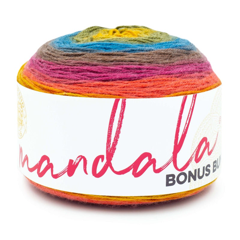 Mandala Yarn Cakes - Chimera- Papatya DK Yarn Cake shade 204, double  knitting yarn, 150g acrylic yarn cake.