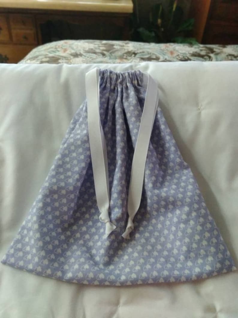 Mothers Day Gift Drawstring Pouch Handmade Drawstring Bag Handmade Gift for Her Bags For Her Reusable Gift Bags Cute Bag With Hearts