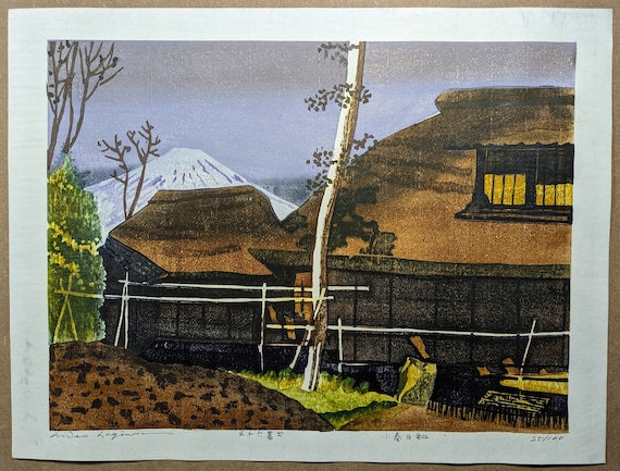 Hideo Hagiwara Woodblock Hideo Hagiwara Woodblock