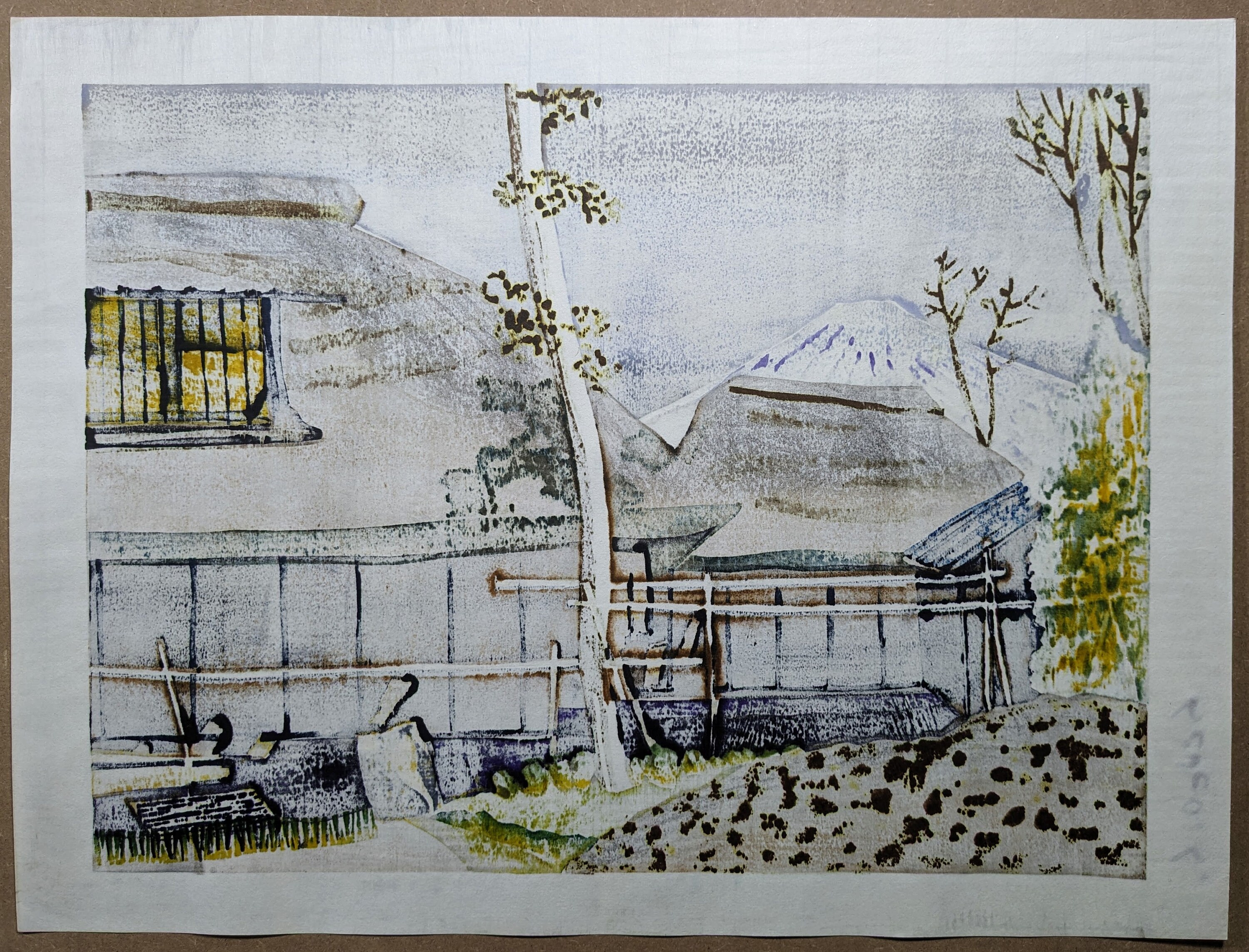 Hideo Hagiwara Woodblock 