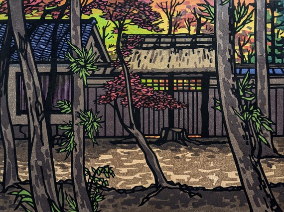 a*1様 桜の木の木版画 クリフトン・カーフ作 a*1様 桜の木の木版画 クリフトン・カーフ作