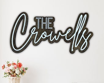 Large Last Name Sign, Wedding Name Sign, Wood Last Name Sign, Wedding Backdrop, Family Name Wood Sign
