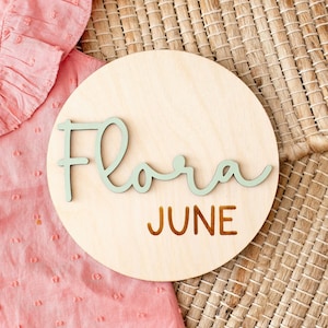 Round Wood Baby Announcement Sign Birth Name Sign for hospital Nursery Baby Room Decor Personalized Gifts Fresh 48 Phots Crib Name Sign