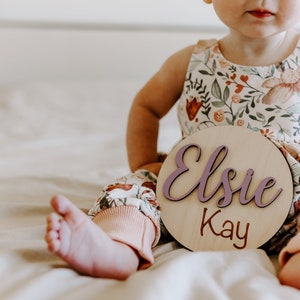 Wooden Birth Announcement Sign Baby Announcement Sign Hospital Footprint Sign Footprint ready baby name sign birth announcement stat sign
